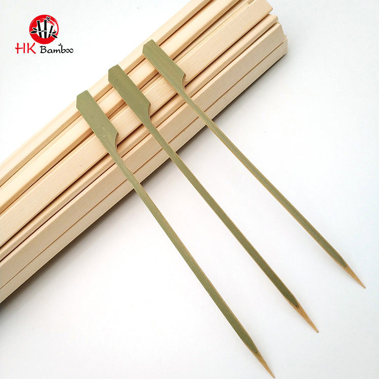 Paddle Bamboo Skewers or Teppo skewers, are made of 100% natural Mao bamboowith high quality manufacturing. It is BBQ, grilling, fruit kabob, roasting skewers for fish,skewered vegetables.