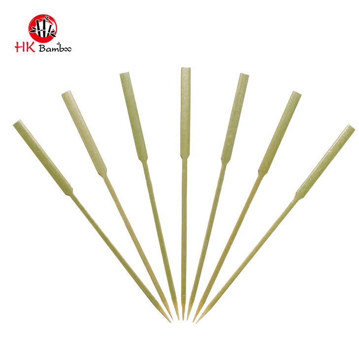 rocket bamboo skewer is easy to hold and able to use for many kinds of foodsuch as grilling, fruit kabob, BBQ, appetizer picks, skewered vegetables.
