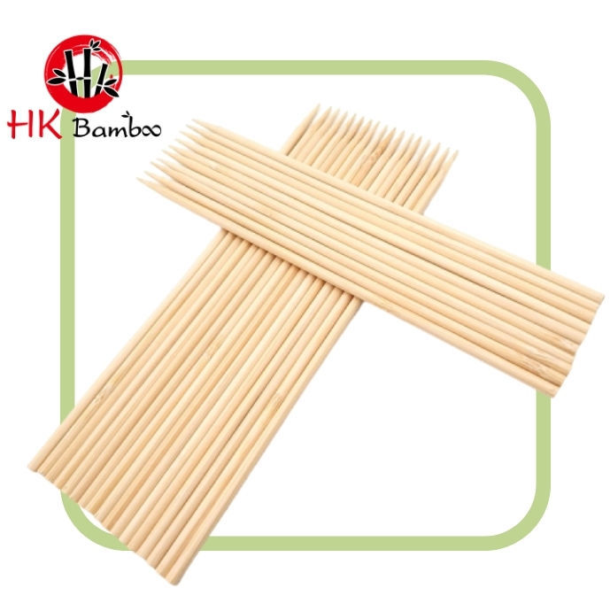 Round Bamboo Skewers are made of 100% natural Mao bamboo.It is very convenient because our Round Bamboo Skewers are perfect for both machine use and handmade use.The manufacturing proc