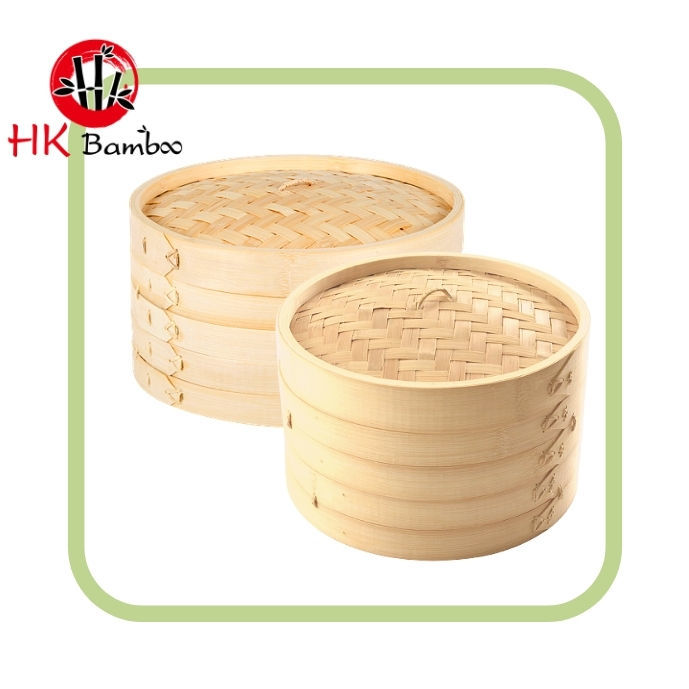    These Premium Bamboo Steamers are made of 100% natural Mao bamboo which are reusable and eco-friendly.
Our products are smooth and splinter & sawdust free with high quality manufacturing process.
