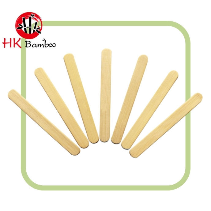 bamboo ice cream sticks are made of 100% natural material that is good mouthfeel and sustainable. It is perfect for any occasions as the customer wants.